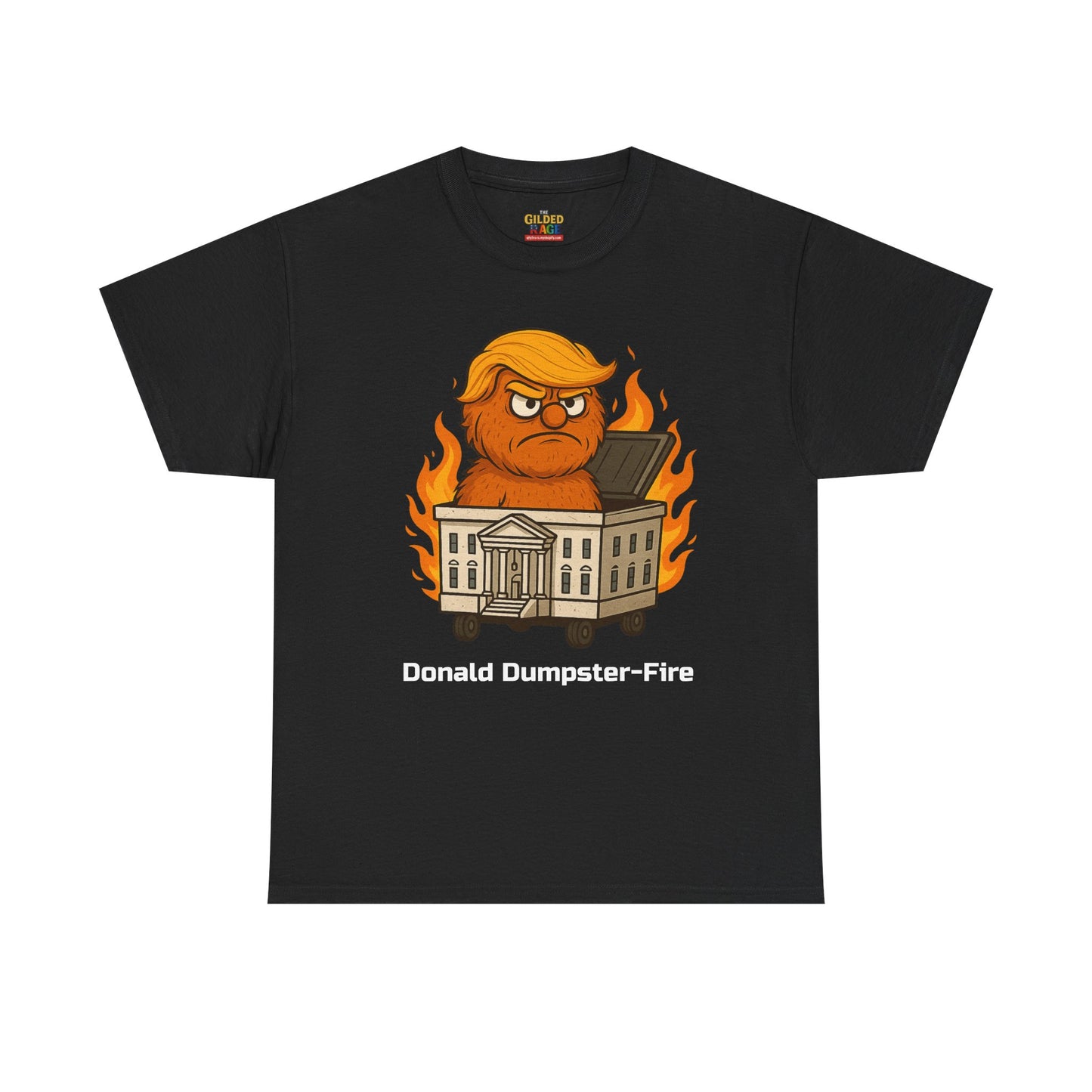Humorous Political T-Shirt - Donald Dumpster Fire Tee, Funny Graphic Tee, Unisex Cotton Shirt, Gift for Political Satire Lovers, [...]
