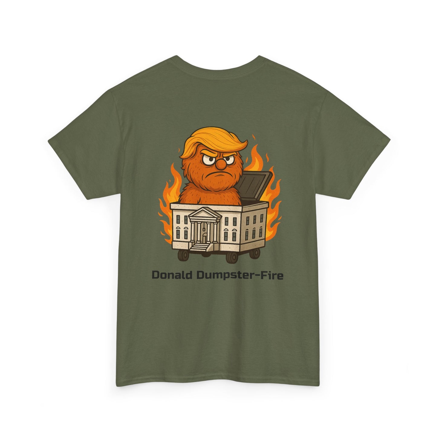 Humorous Political T-Shirt - Donald Dumpster Fire Tee, Funny Graphic Tee, Unisex Cotton Shirt, Gift for Political Satire Lovers, [...]