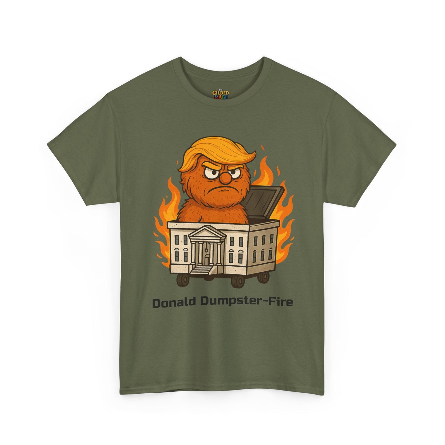 Humorous Political T-Shirt - Donald Dumpster Fire Tee, Funny Graphic Tee, Unisex Cotton Shirt, Gift for Political Satire Lovers, [...]