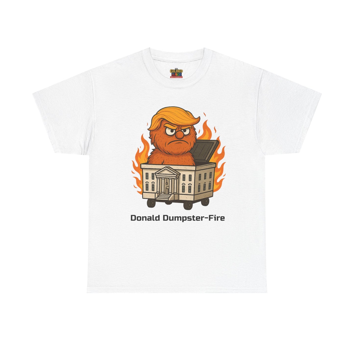 Humorous Political T-Shirt - Donald Dumpster Fire Tee, Funny Graphic Tee, Unisex Cotton Shirt, Gift for Political Satire Lovers, [...]