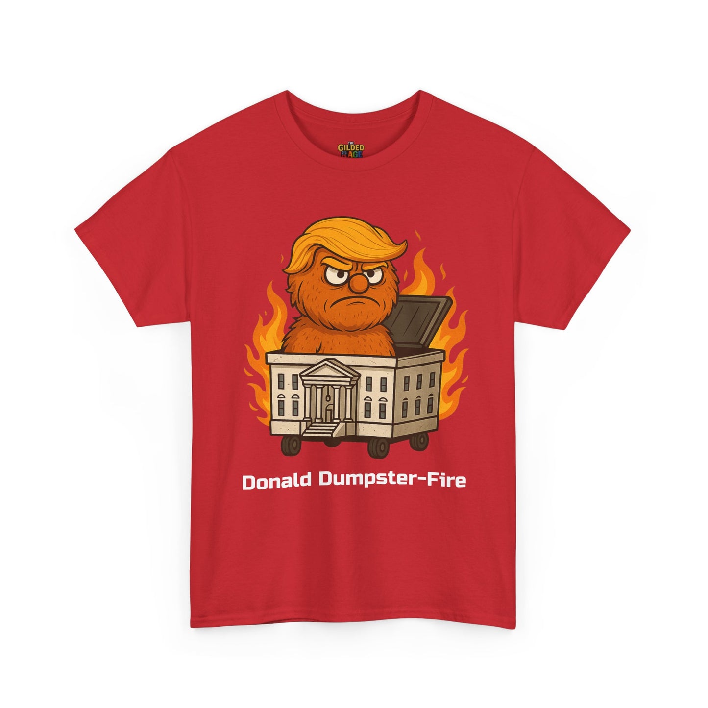 Humorous Political T-Shirt - Donald Dumpster Fire Tee, Funny Graphic Tee, Unisex Cotton Shirt, Gift for Political Satire Lovers, [...]