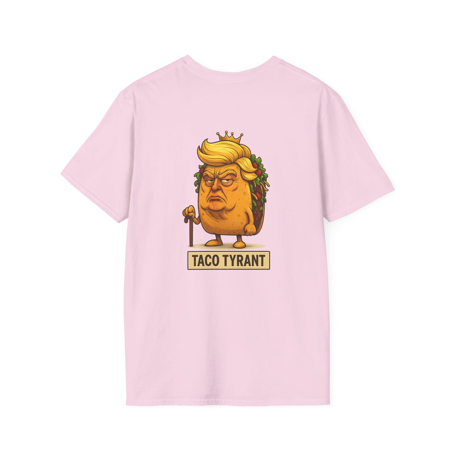Humorous Taco Tyrant T-Shirt, Funny Tee, Unisex Graphic Shirt, Gift for Foodies, Election Humor, Political Satire Merchandise