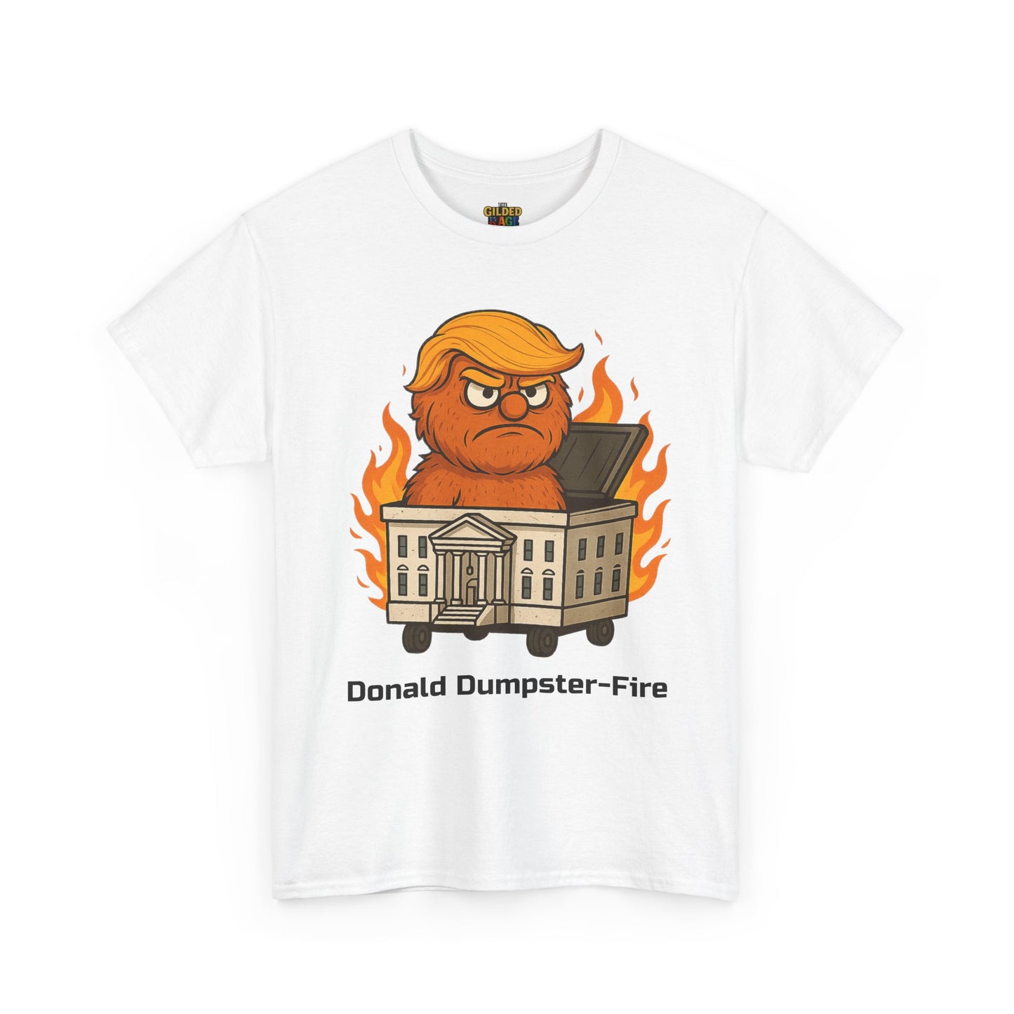 Humorous Political T-Shirt - Donald Dumpster Fire Tee, Funny Graphic Tee, Unisex Cotton Shirt, Gift for Political Satire Lovers, [...]