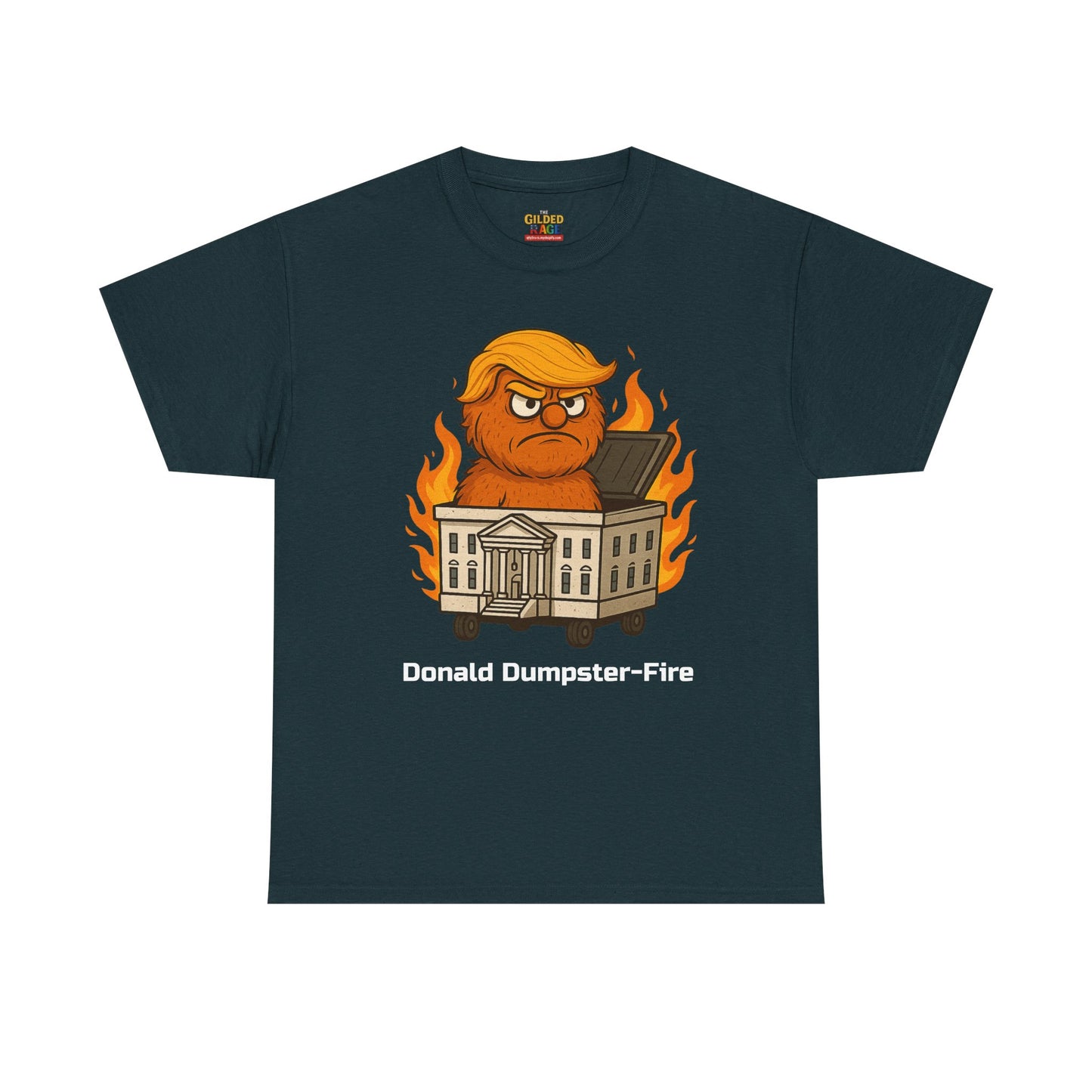 Humorous Political T-Shirt - Donald Dumpster Fire Tee, Funny Graphic Tee, Unisex Cotton Shirt, Gift for Political Satire Lovers, [...]