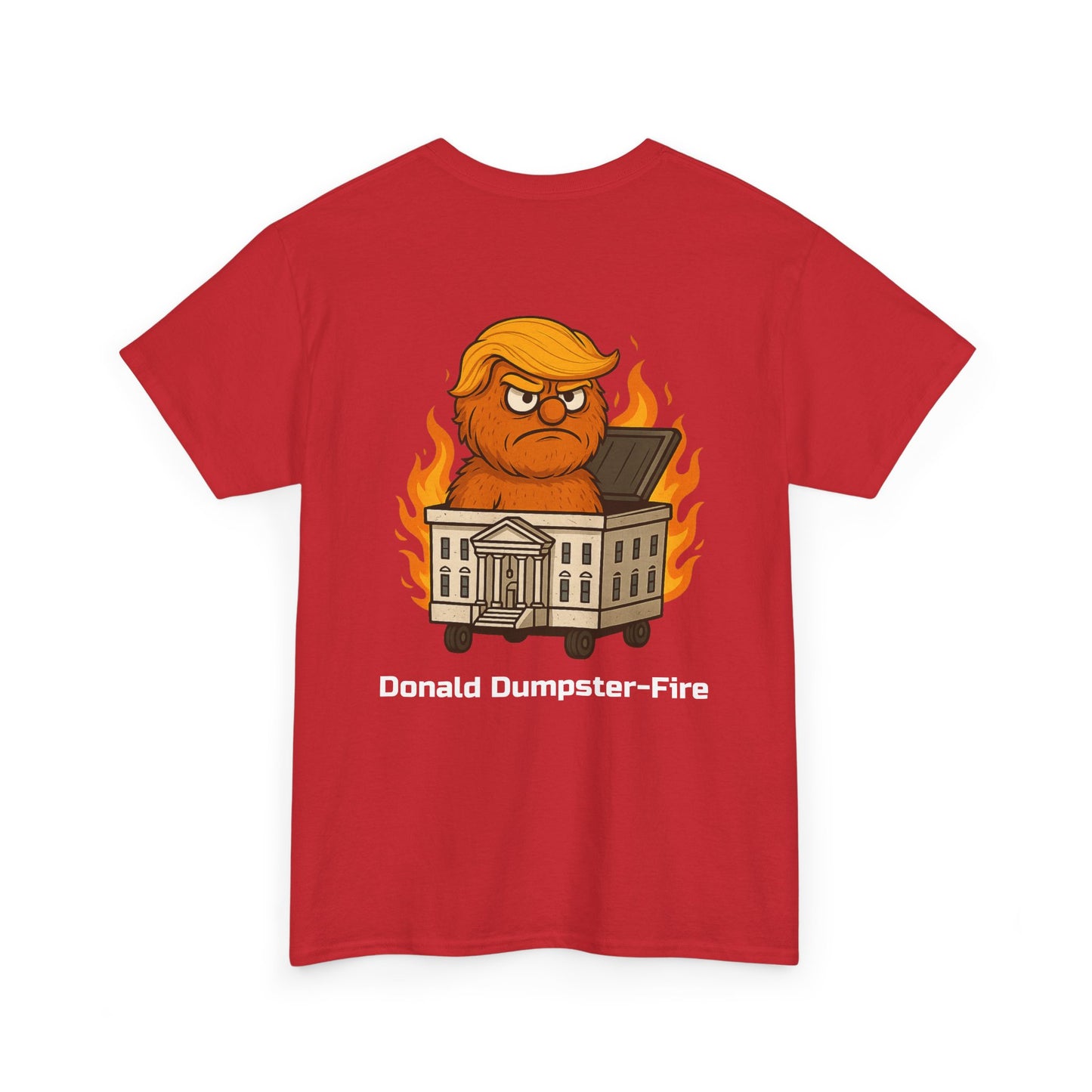 Humorous Political T-Shirt - Donald Dumpster Fire Tee, Funny Graphic Tee, Unisex Cotton Shirt, Gift for Political Satire Lovers, [...]