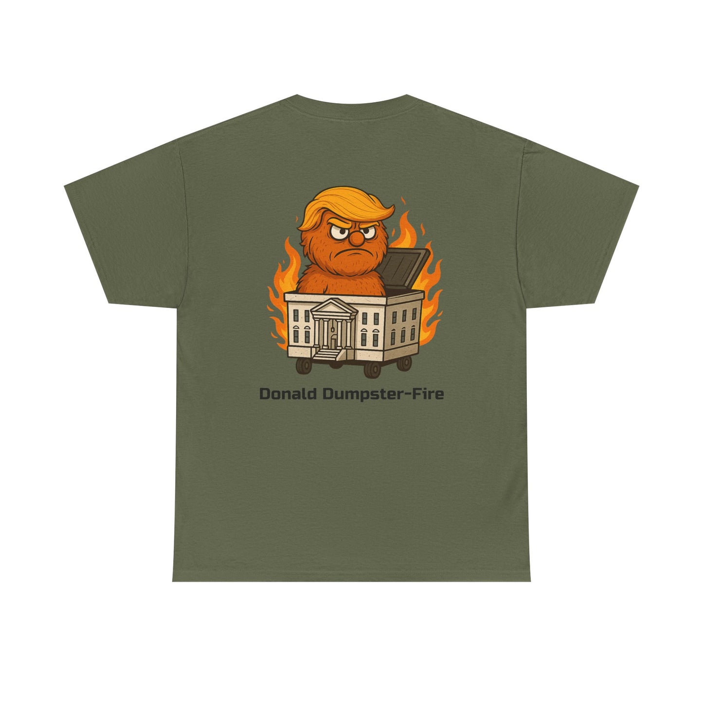 Humorous Political T-Shirt - Donald Dumpster Fire Tee, Funny Graphic Tee, Unisex Cotton Shirt, Gift for Political Satire Lovers, [...]