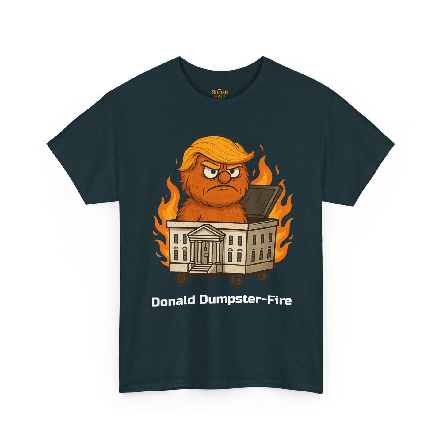 Humorous Political T-Shirt - Donald Dumpster Fire Tee, Funny Graphic Tee, Unisex Cotton Shirt, Gift for Political Satire Lovers, [...]