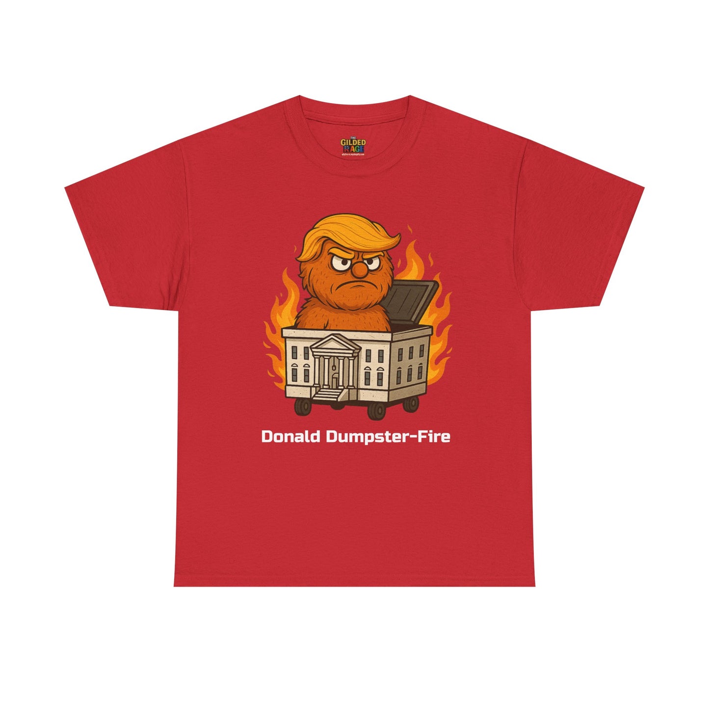 Humorous Political T-Shirt - Donald Dumpster Fire Tee, Funny Graphic Tee, Unisex Cotton Shirt, Gift for Political Satire Lovers, [...]