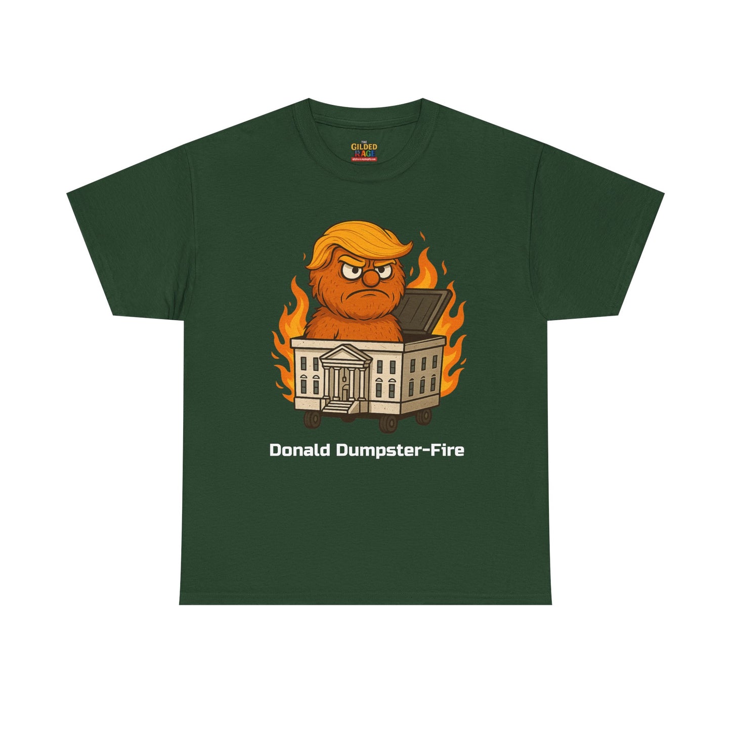 Humorous Political T-Shirt - Donald Dumpster Fire Tee, Funny Graphic Tee, Unisex Cotton Shirt, Gift for Political Satire Lovers, [...]