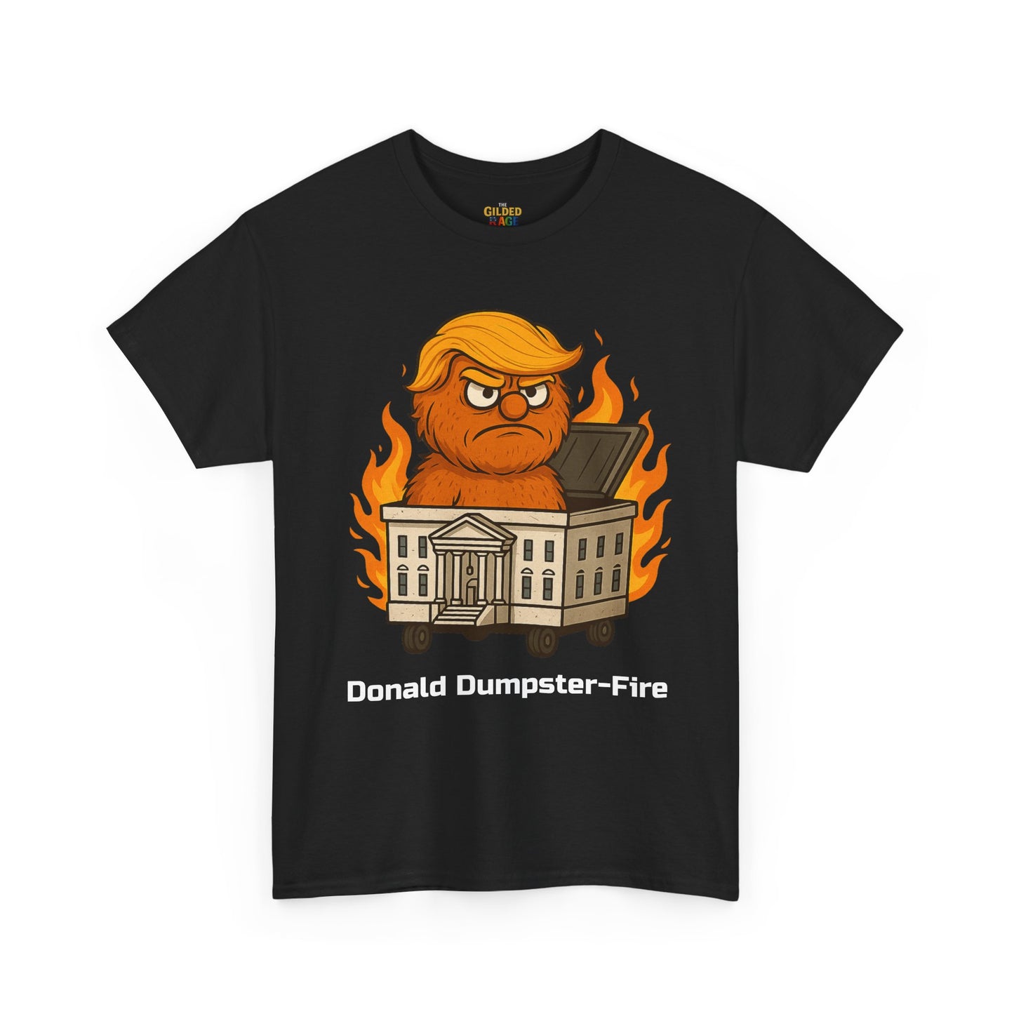 Humorous Political T-Shirt - Donald Dumpster Fire Tee, Funny Graphic Tee, Unisex Cotton Shirt, Gift for Political Satire Lovers, [...]