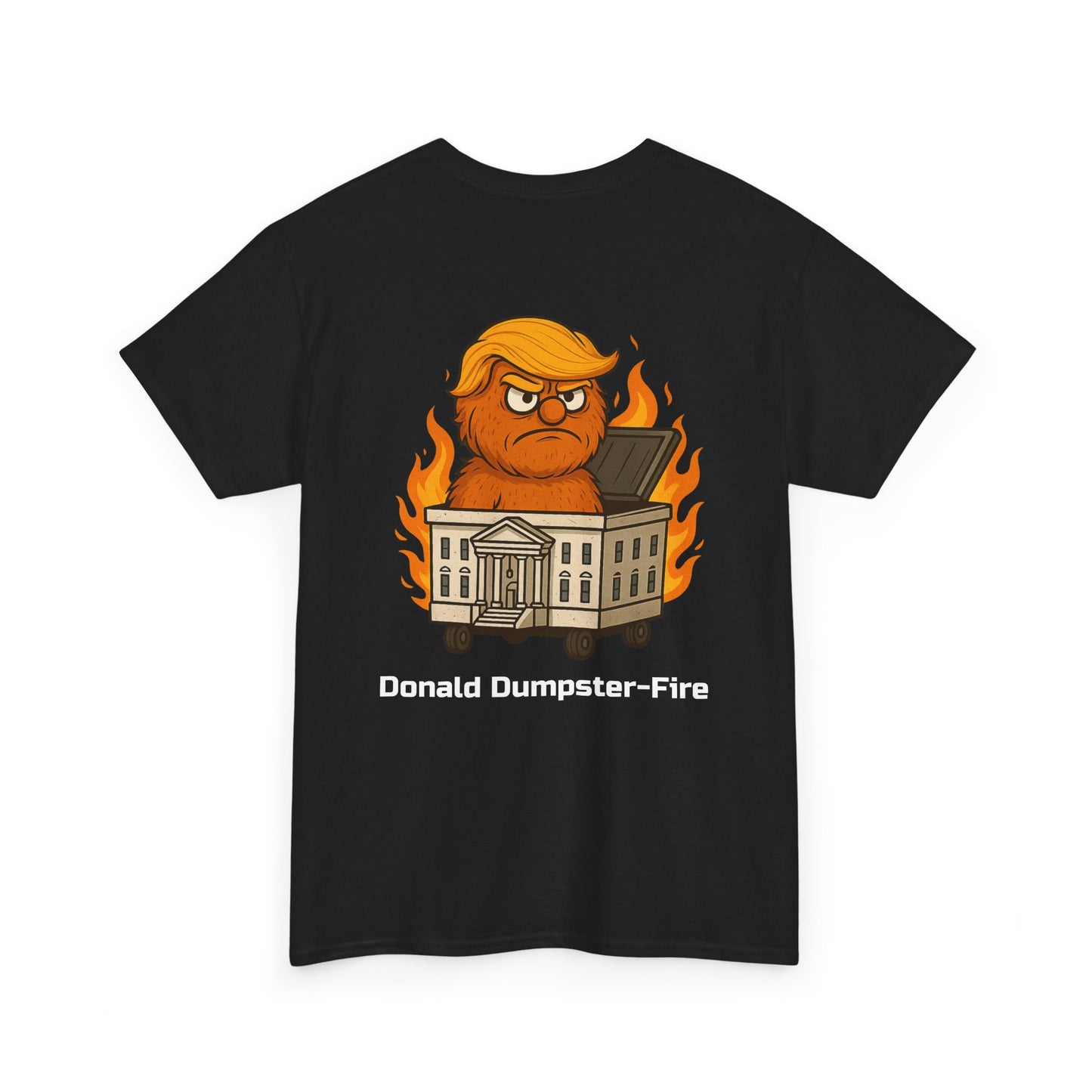 Humorous Political T-Shirt - Donald Dumpster Fire Tee, Funny Graphic Tee, Unisex Cotton Shirt, Gift for Political Satire Lovers, [...]