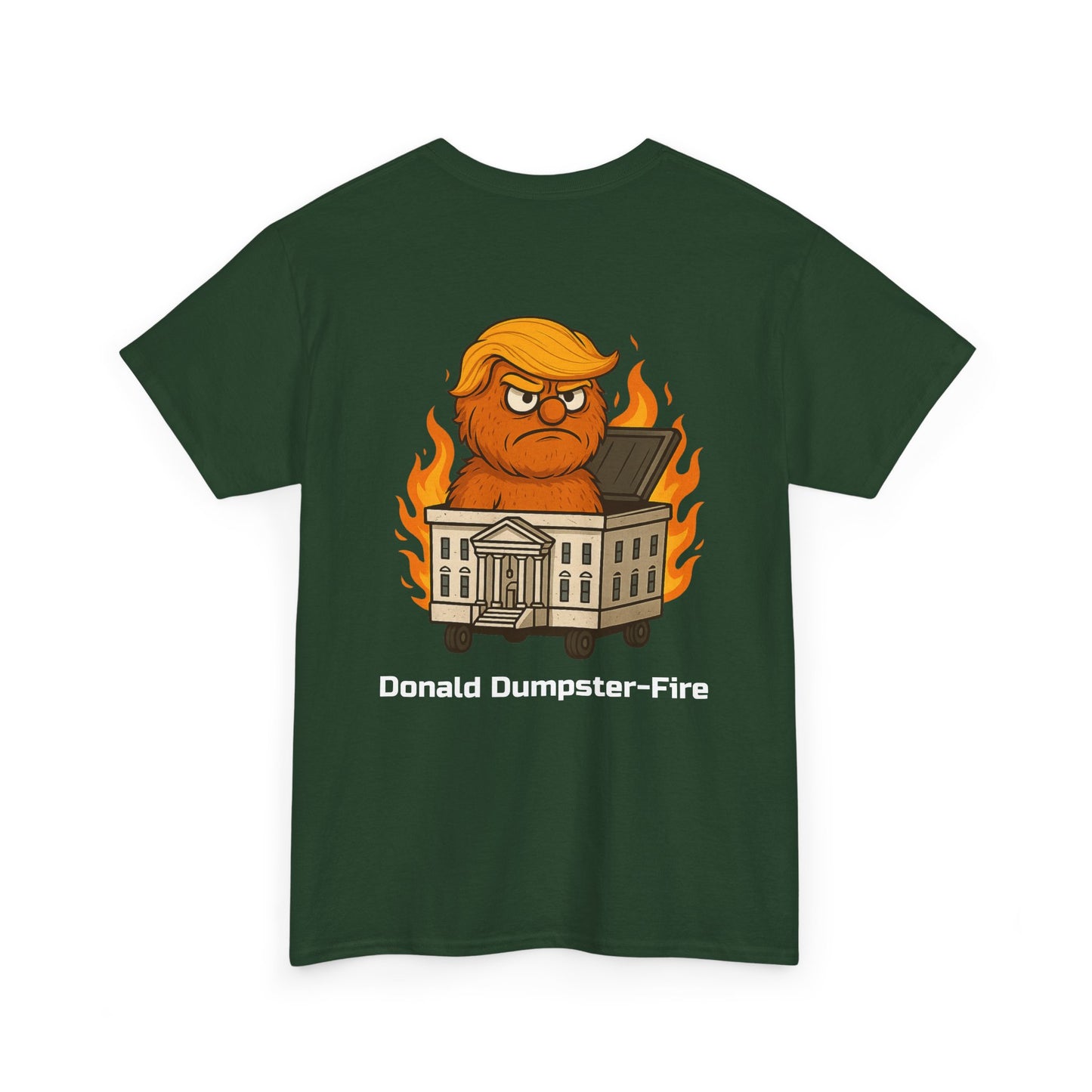Humorous Political T-Shirt - Donald Dumpster Fire Tee, Funny Graphic Tee, Unisex Cotton Shirt, Gift for Political Satire Lovers, [...]