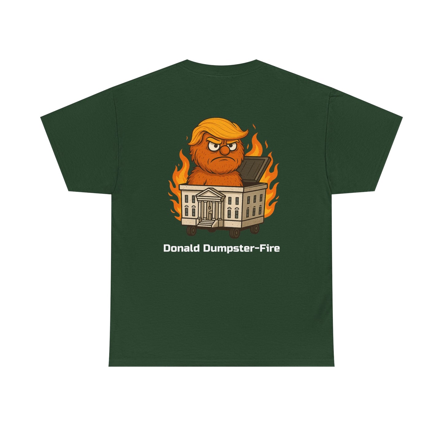 Humorous Political T-Shirt - Donald Dumpster Fire Tee, Funny Graphic Tee, Unisex Cotton Shirt, Gift for Political Satire Lovers, [...]
