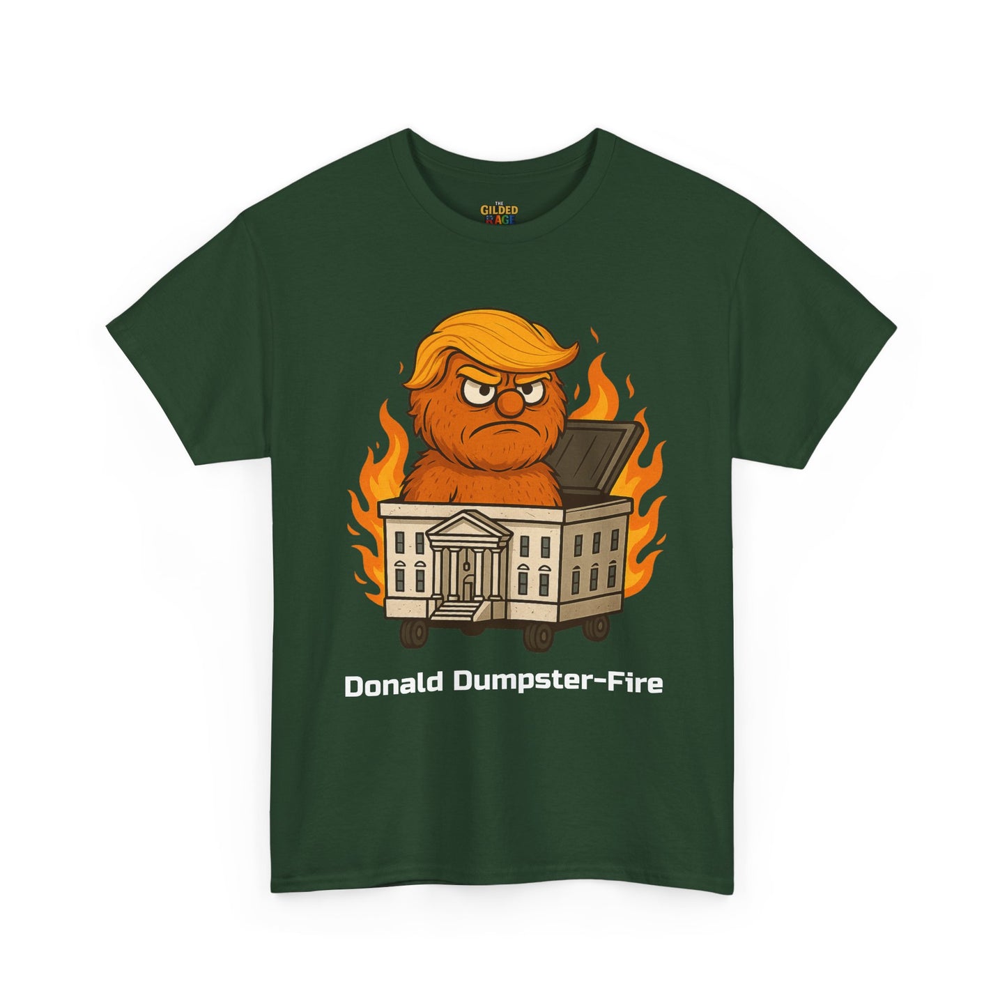 Humorous Political T-Shirt - Donald Dumpster Fire Tee, Funny Graphic Tee, Unisex Cotton Shirt, Gift for Political Satire Lovers, [...]