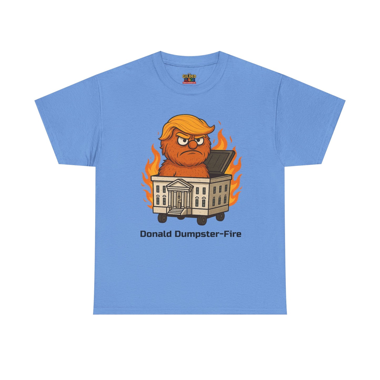 Humorous Political T-Shirt - Donald Dumpster Fire Tee, Funny Graphic Tee, Unisex Cotton Shirt, Gift for Political Satire Lovers, [...]